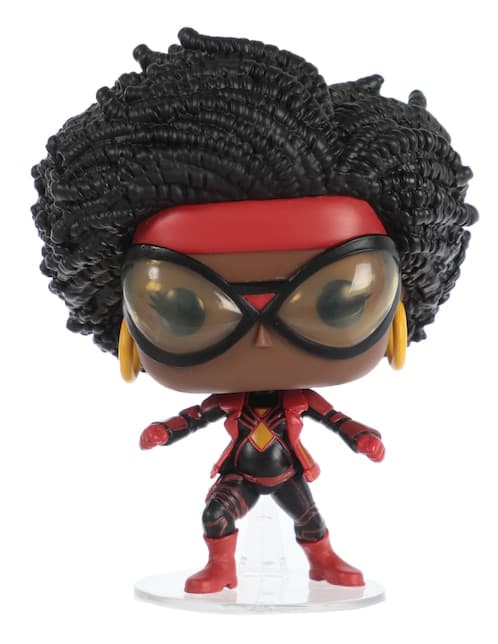 Funko POP! Spider-Man Across the Spiderverse Woman (Jessica Drew) cabeza oscilante