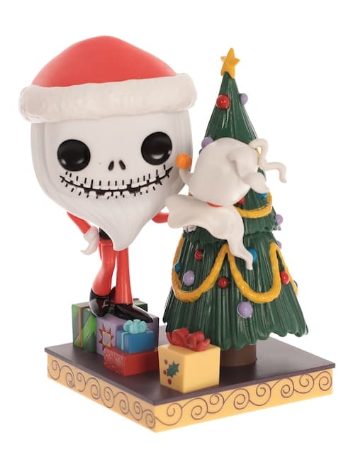 Funko POP! Deluxe The Nightmare Before Christmas Jack Skellington and Zero with tree