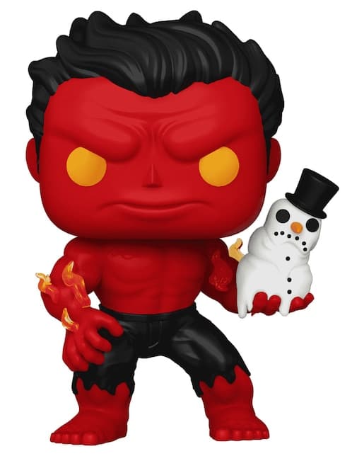 Funko POP! Marvel Red Hulk cabeza oscilante